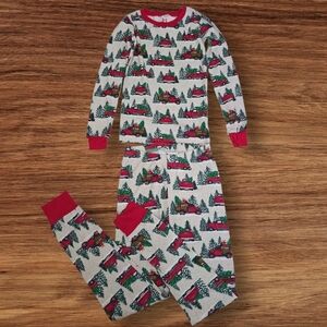 Place Red and White Holiday Pajama Set